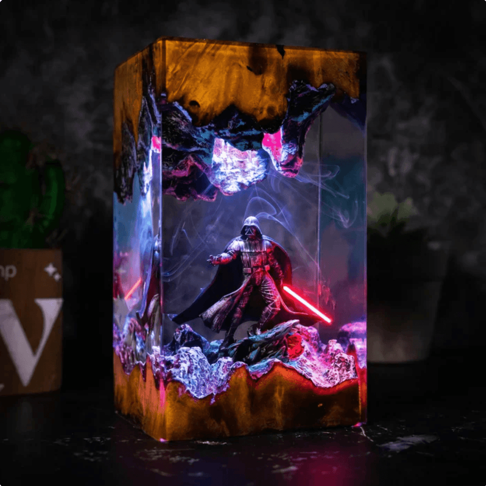 Vader Resin Lamp