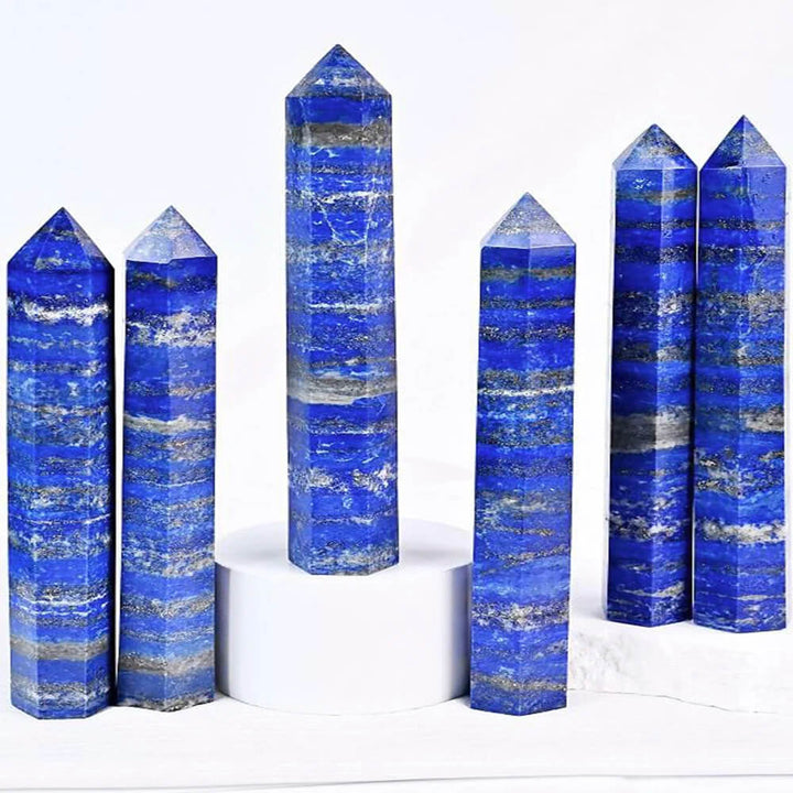 Blue Lapis Lazuli Crystal Tower