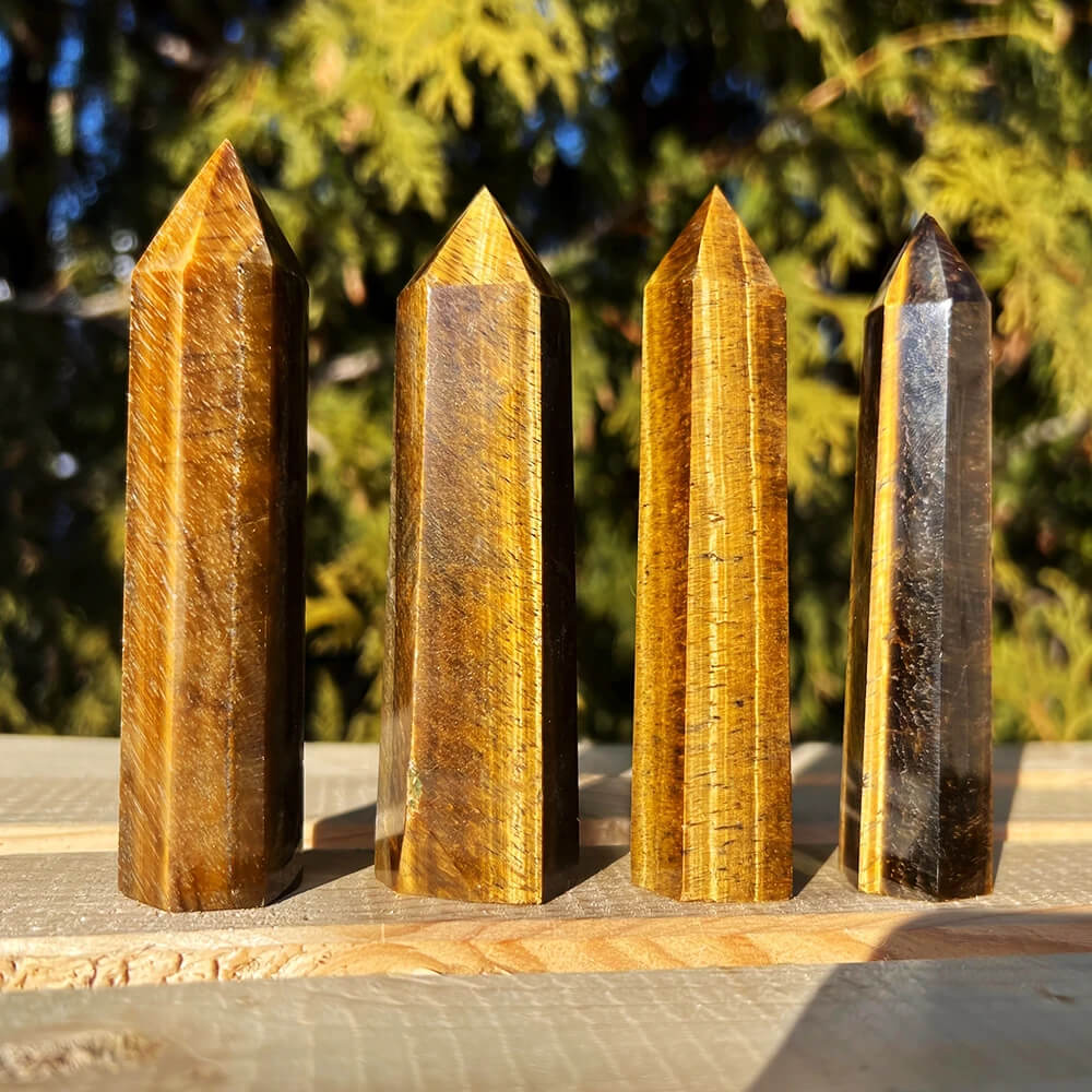 Brown Tiger Eye Crystal Tower