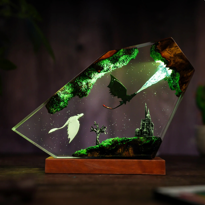 Dragon Resin Lamp