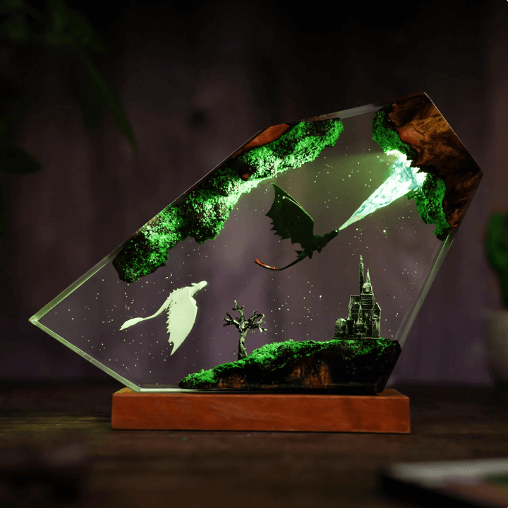 Dragon Resin Lamp