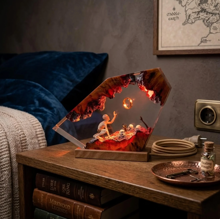 Gollum Ring Resin Lamp