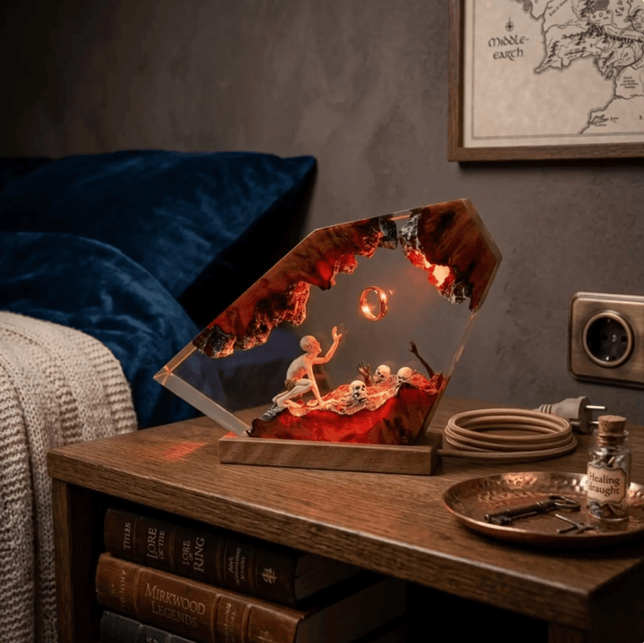 Gollum Ring Resin Lamp