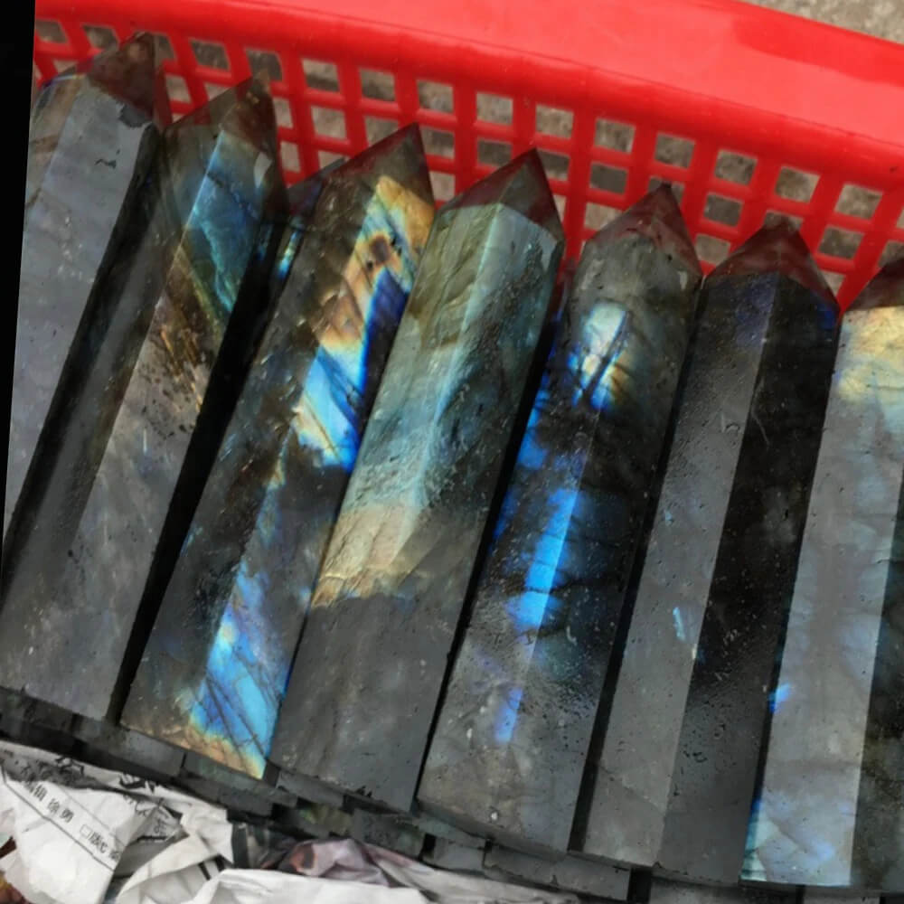 Labradorite Crystal Tower