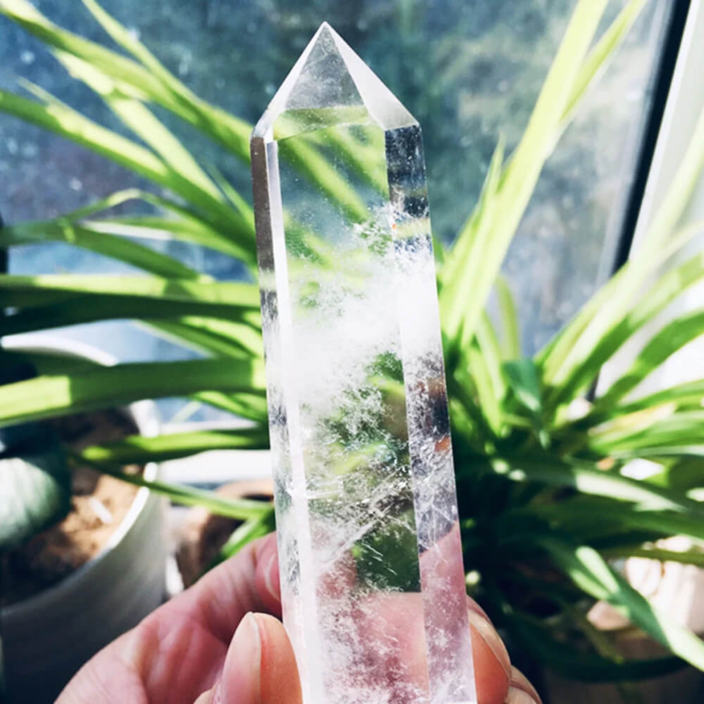 Clear Quartz Crystal Tower